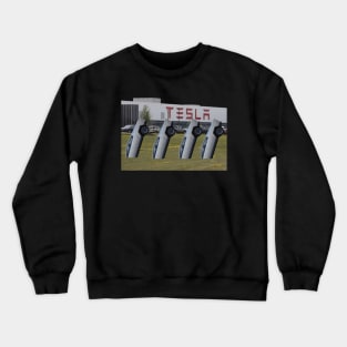 CADILLAC RANCH 3.0 TESLA MOD Crewneck Sweatshirt